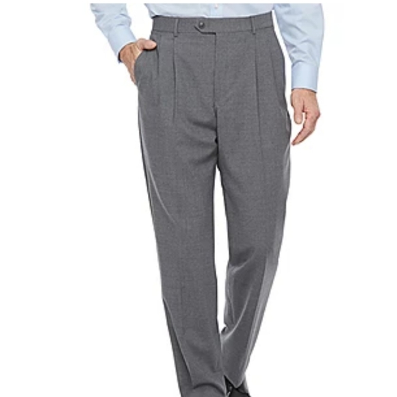 Stafford Men's Washable Wardrobe Suit Gray Jacket Sz-42R Pants Sz- 34X32 - Picture 6 of 15